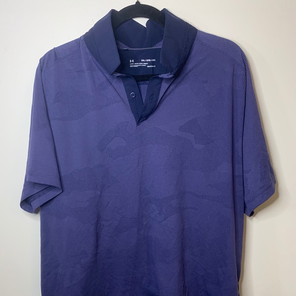 PURPLE UNDER-ARMOR CAMO LOOSE FIR SHIRT